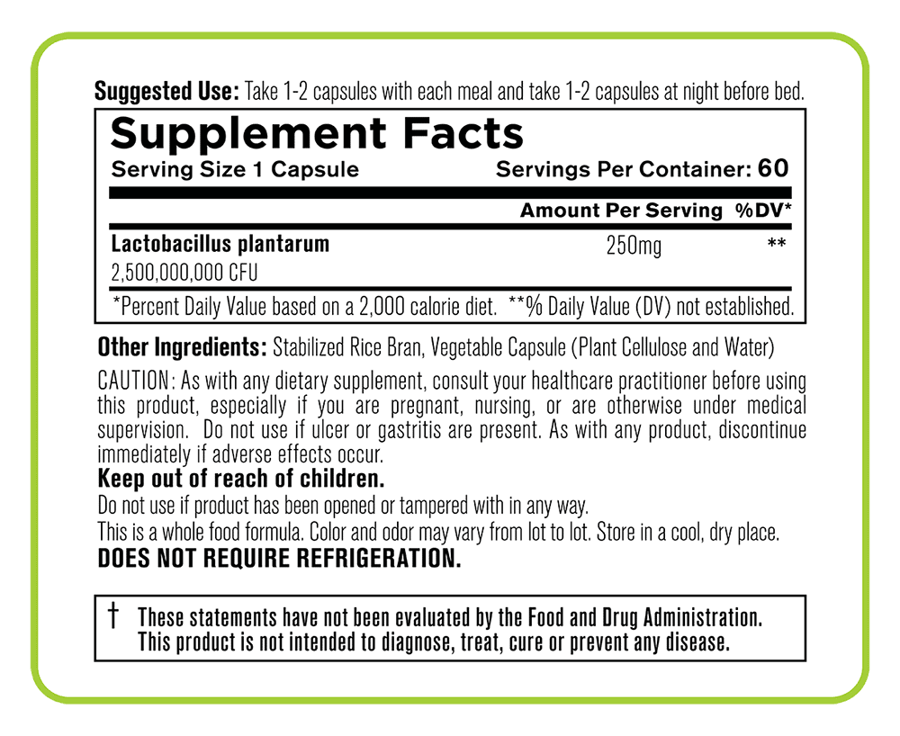 ProBiotixx+ by Organixx-Supplement Facts