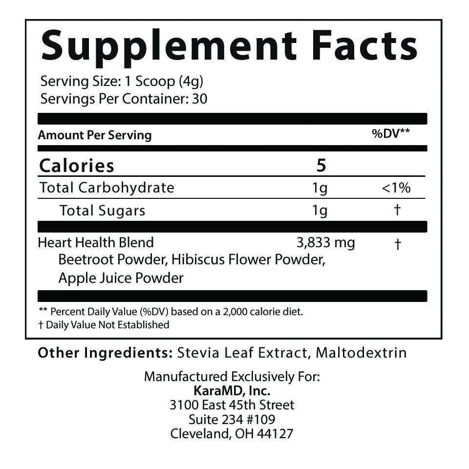 Ultra Beets-Supplement Facts