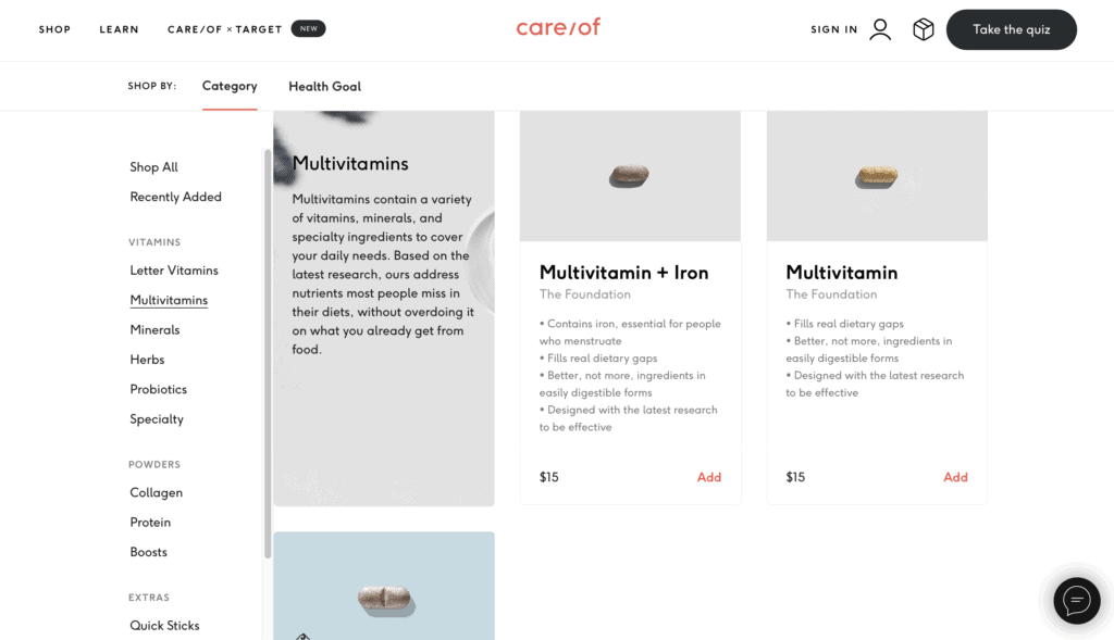 Care/Of Multivitamins