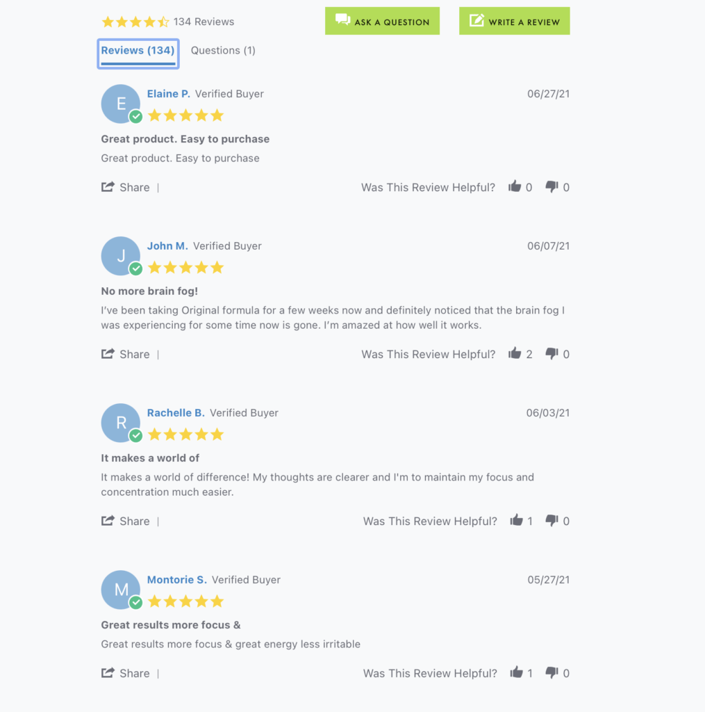 Focus Factor Customers Review