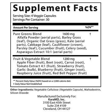 Pure Nature Supplement Facts