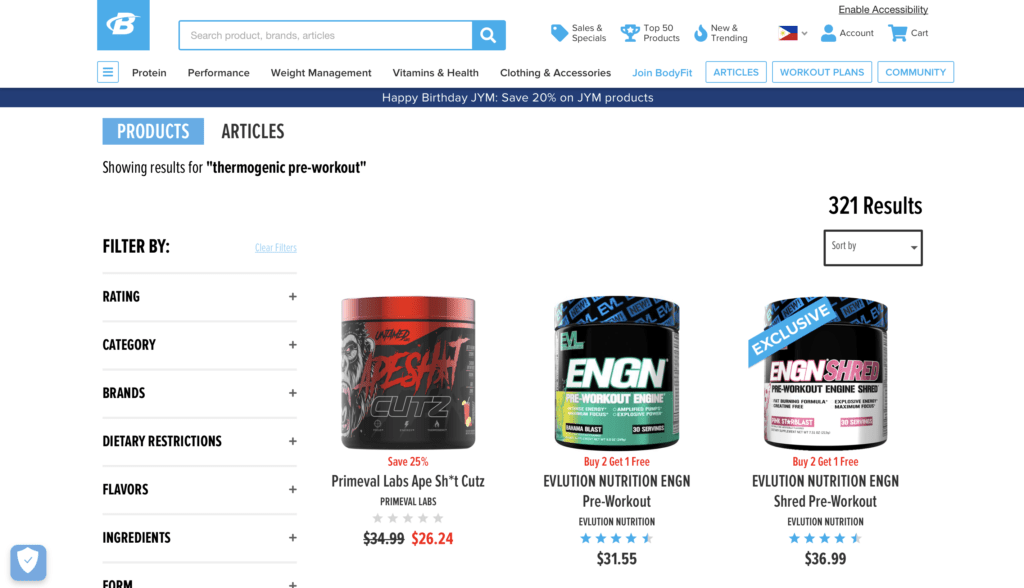 Thermogenic Pre-Workout-Bodybuilding.com