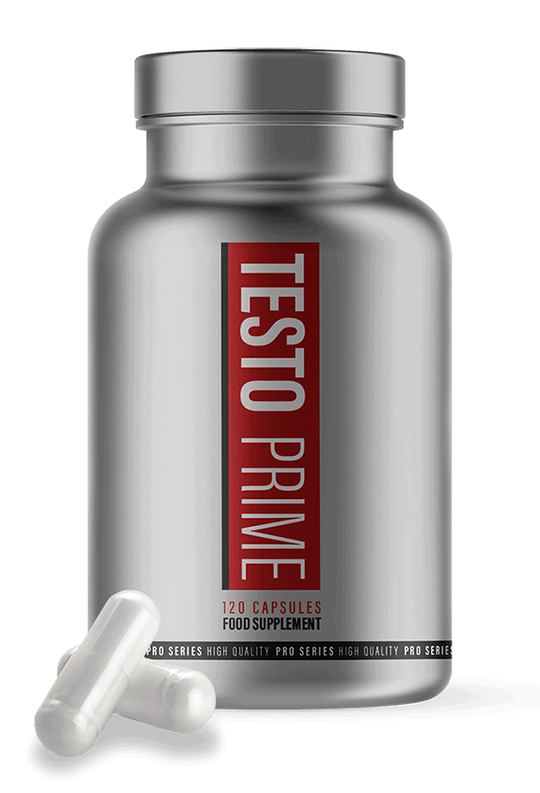 TestoPrime Capsule and Bottle