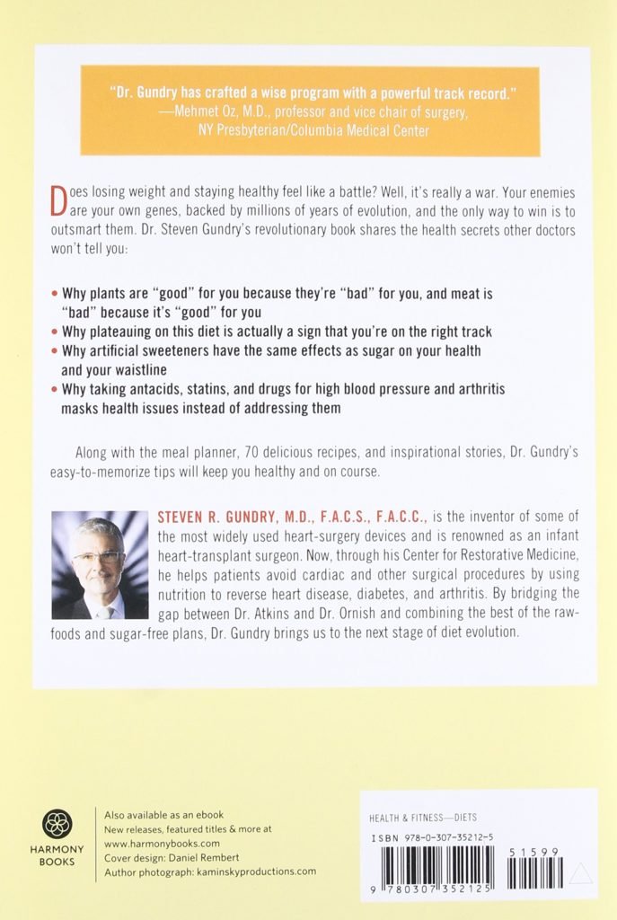 The Diet Evolution Back Cover