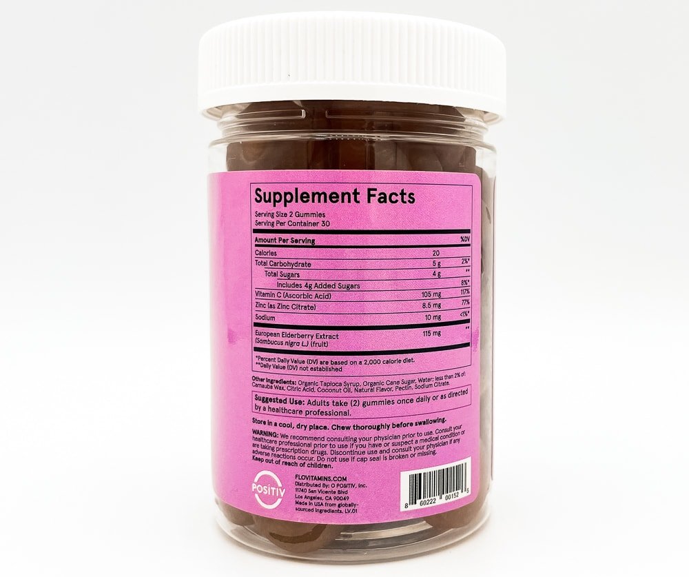 FLO GTFO Supplement Label