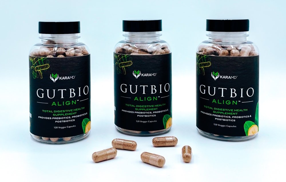 KaraMD-GutBio-Bottles-And-Pills