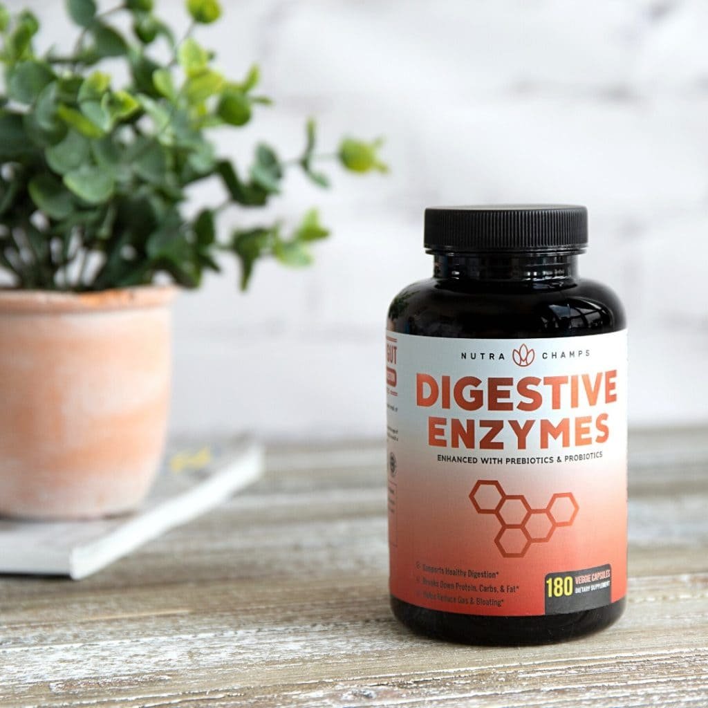 NutraChamps Digestive Enzymes-Support Gut Health & Digestion