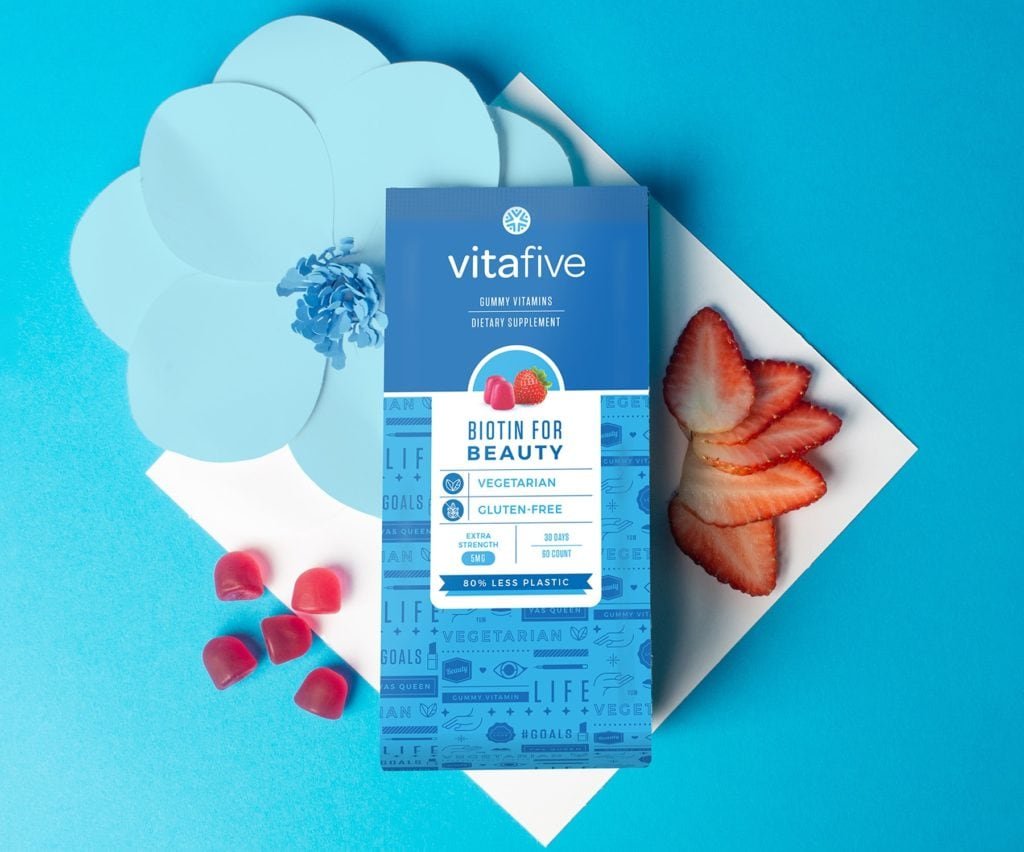 Vitafive Biotin for Beauty with Strawberry