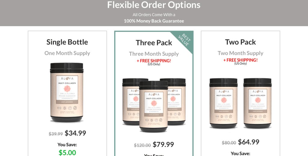 Alaya Naturals Multi Collagen - Flexible Order Options
