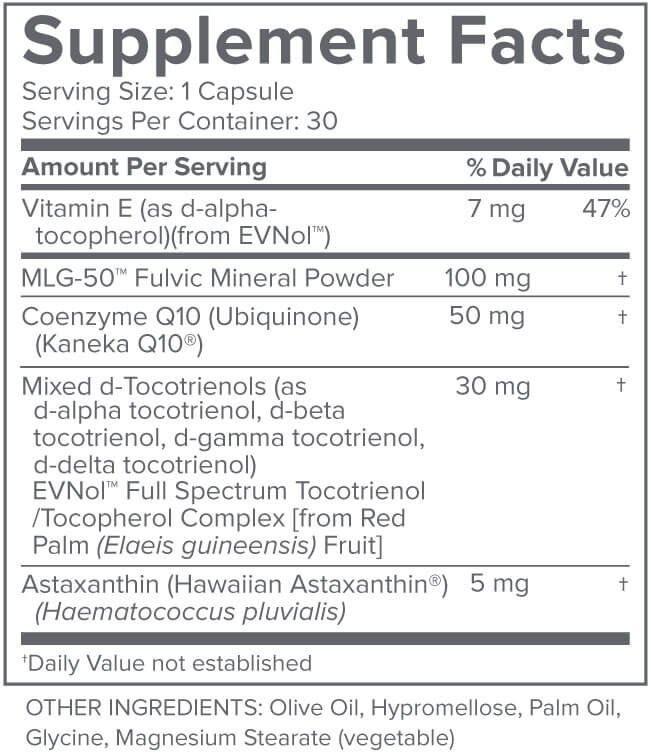 GundryMD Active Advantage Supplement Facts