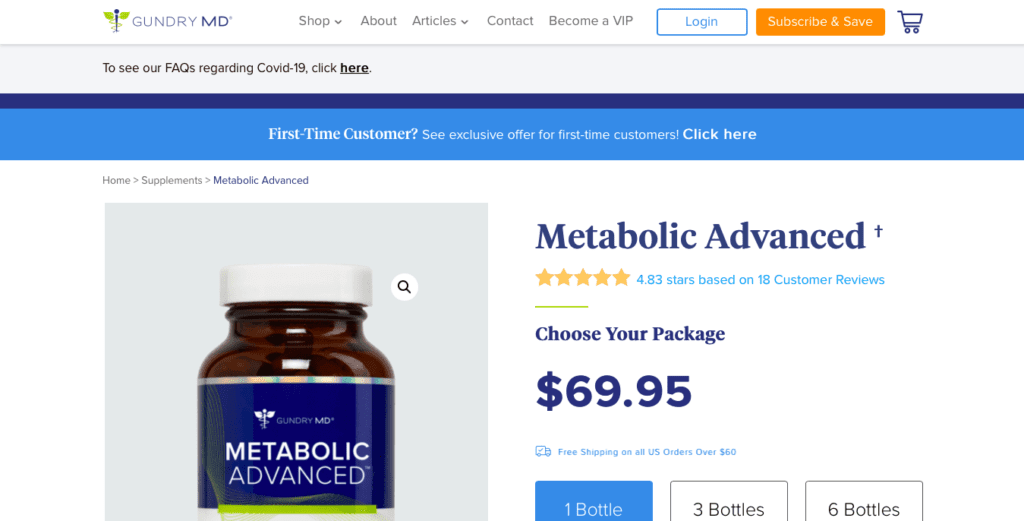 GundryMD Metabolic Advanced Website