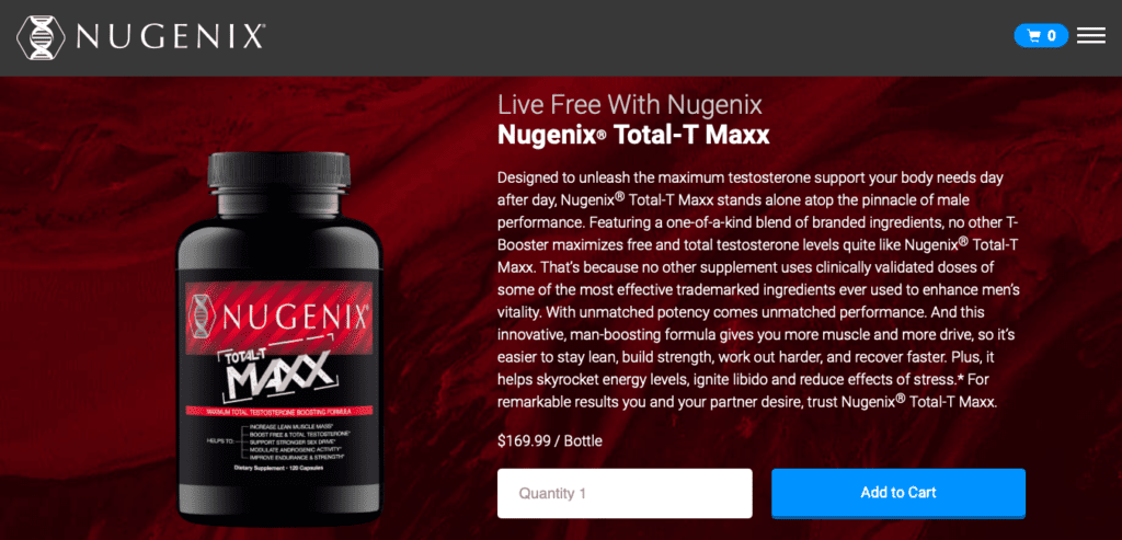 Nugenix Total-T Maxx Website