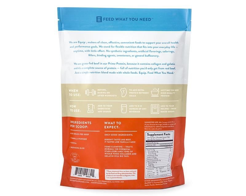 Prime Protein By Equip Foods - Safety Use