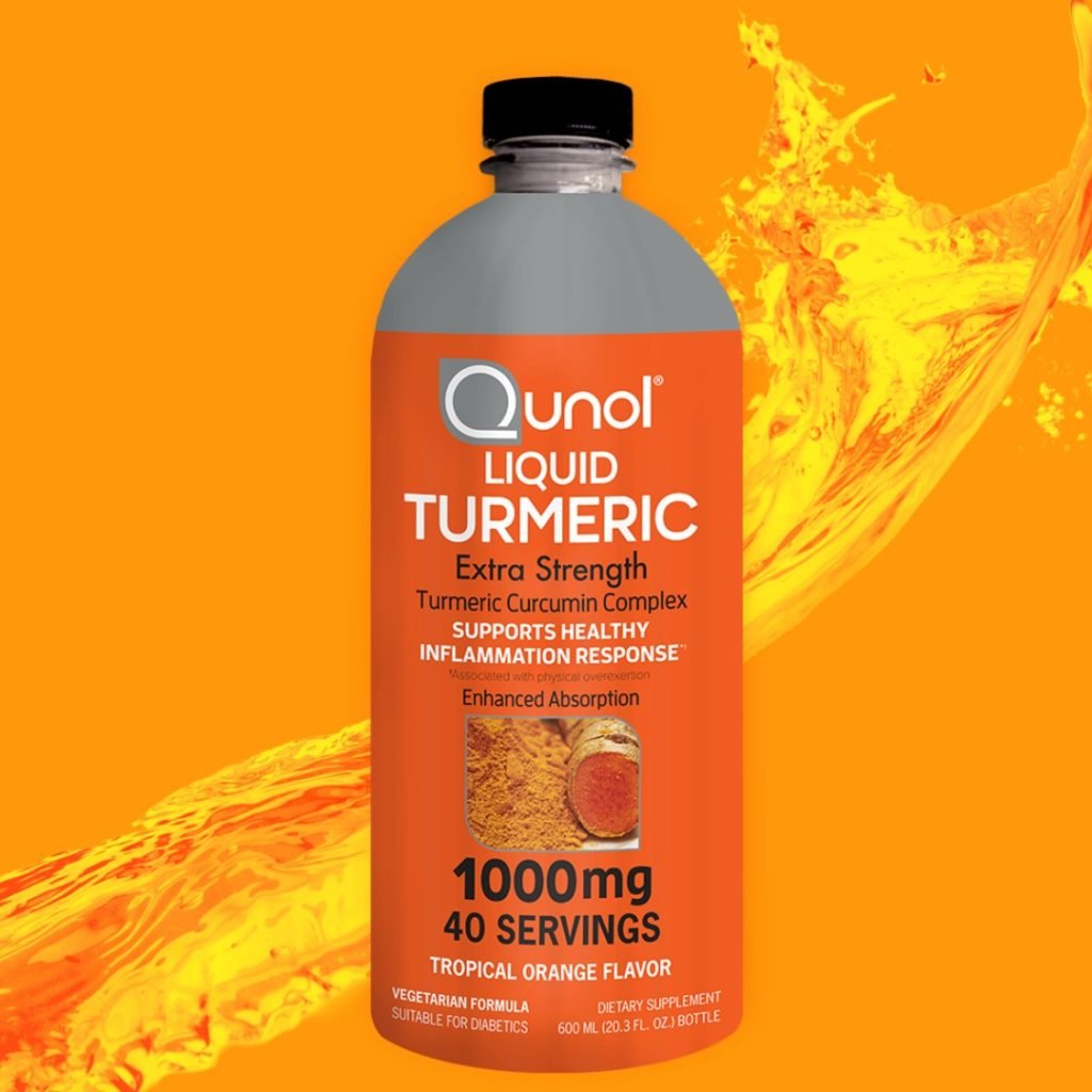 Qunol Liquid Turmeric-Tropical Orange Flavor