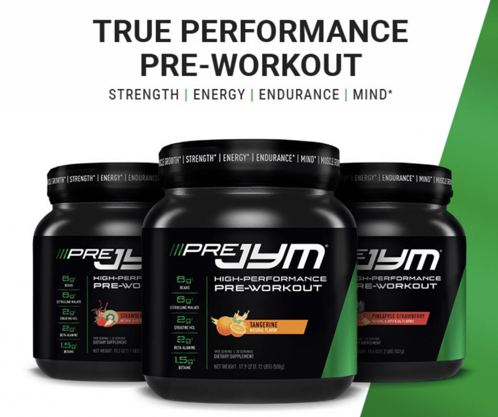 Pre JYM - Flavors