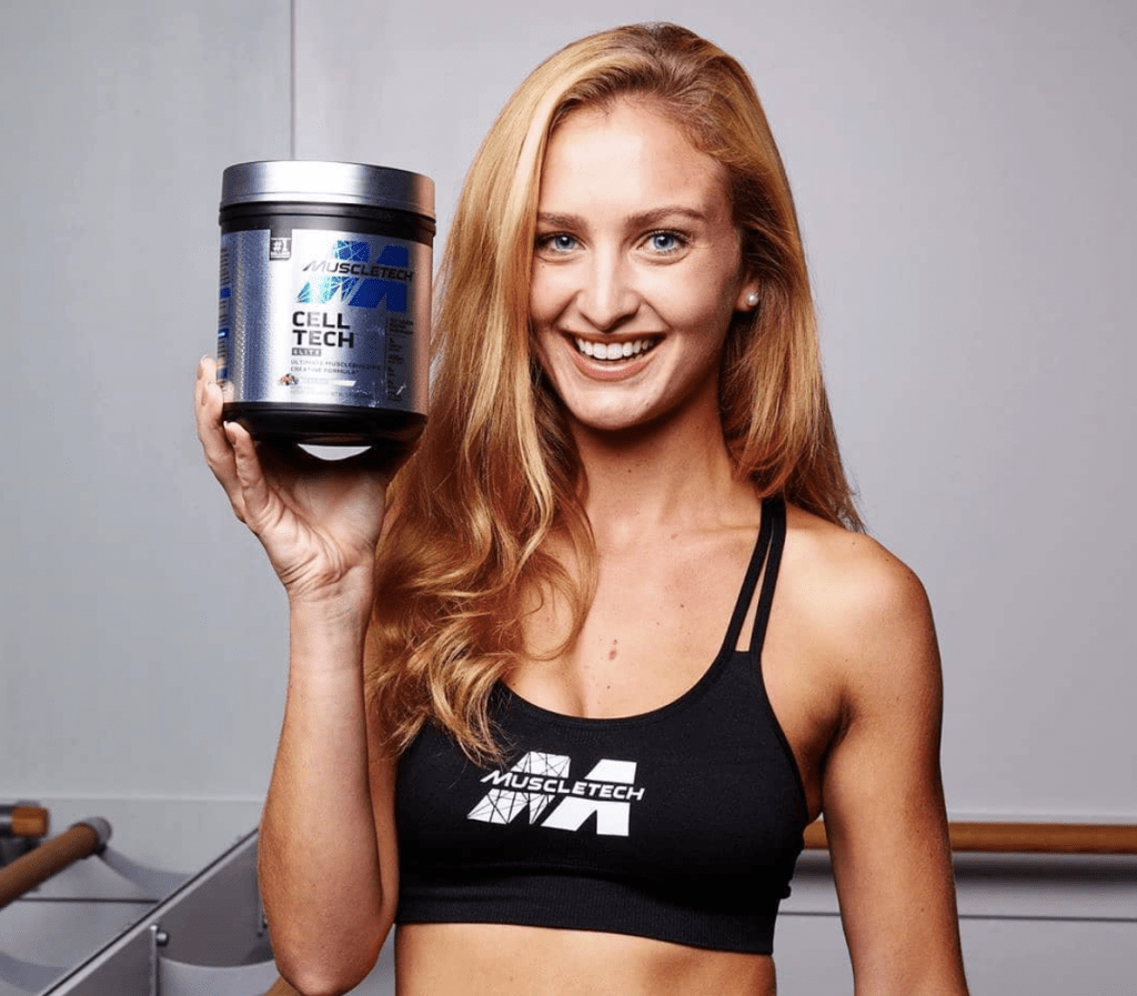 MuscleTech Cell-Tech - Person Engage Instense Workout