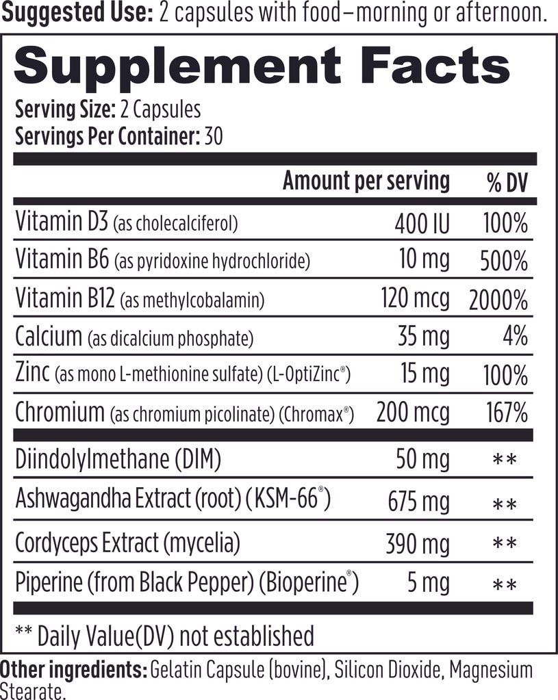 Weider Prime Supplement Facts