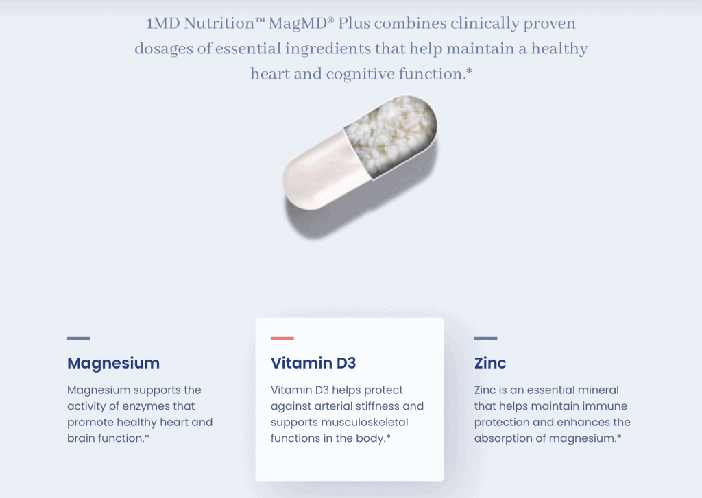 1MD MagMD Plus - Ingredient