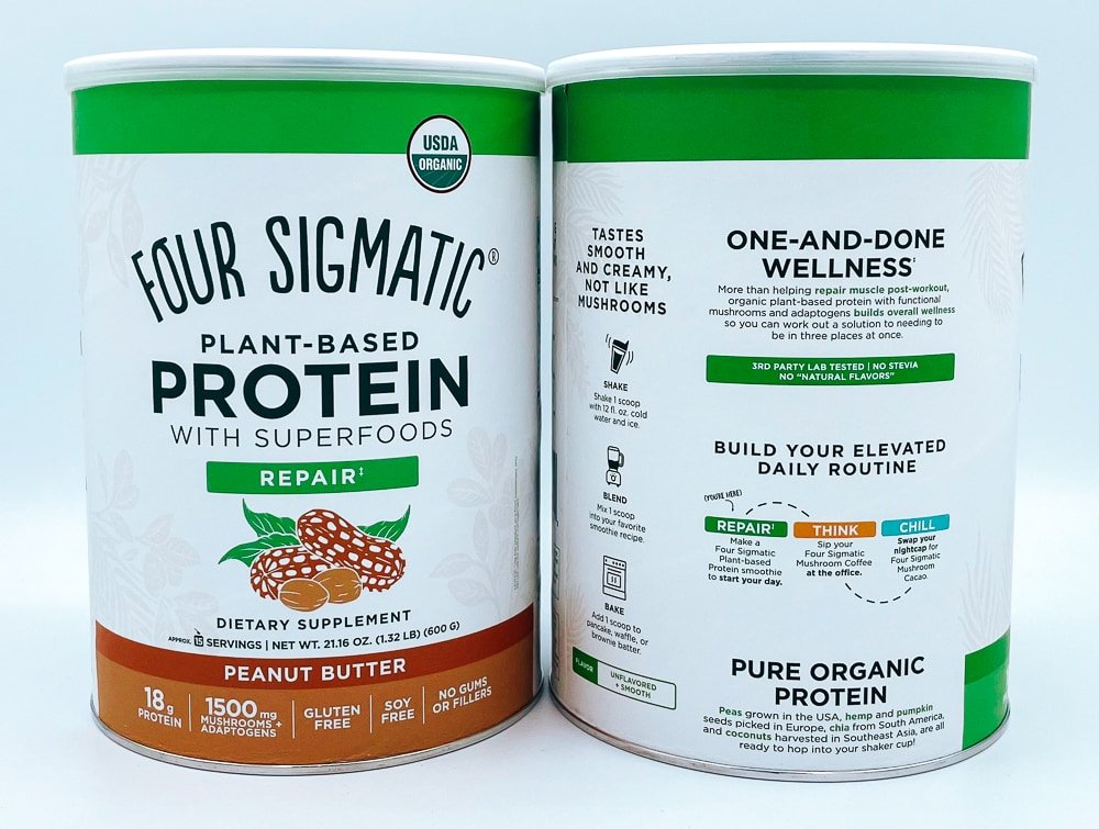 Four Sigmatic Superfood Protein Label
