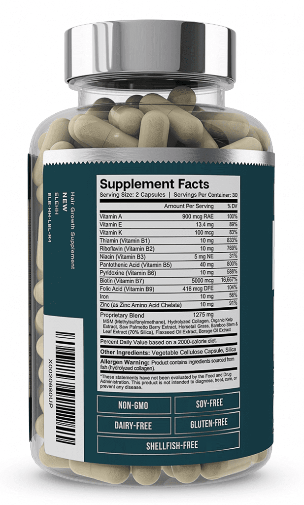 hair hero supplement facts