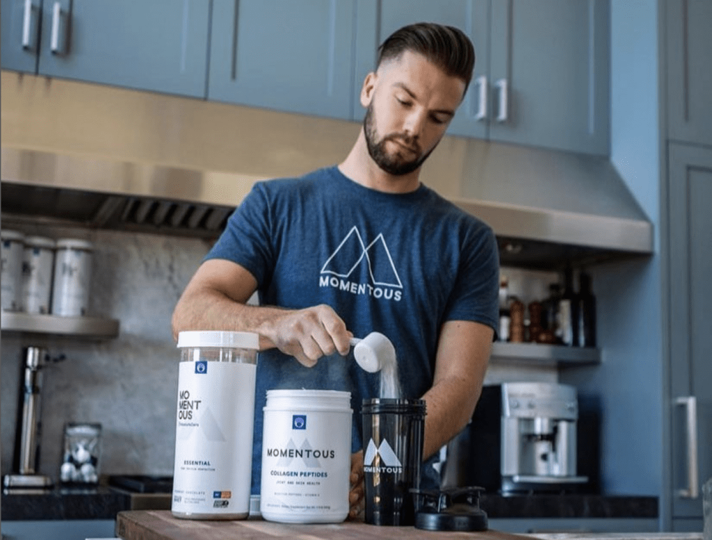 momentous collagen peptides useful for athletes