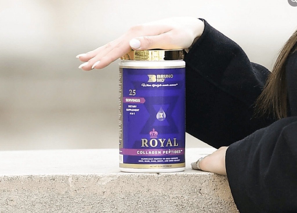 Royal Collagen Supplement Bottle