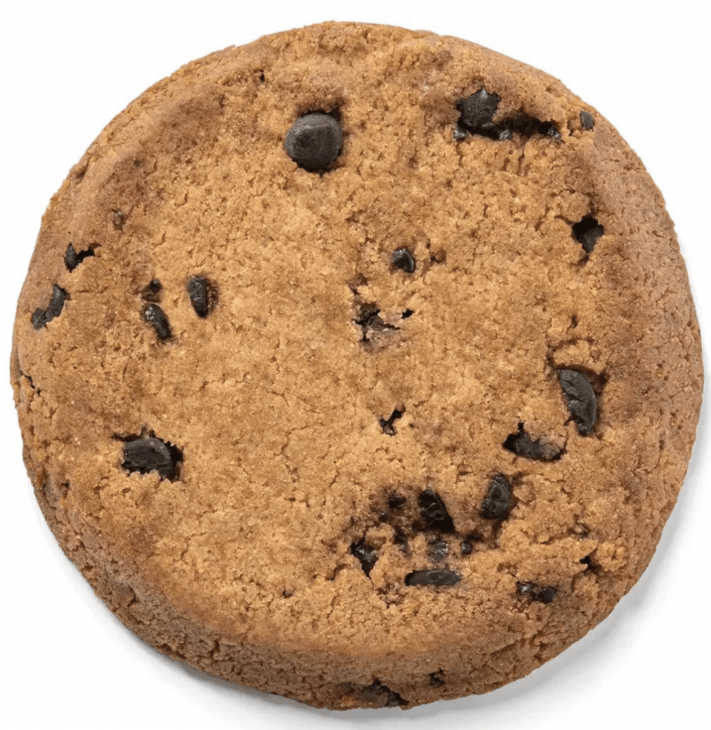 a piece of naked cookie