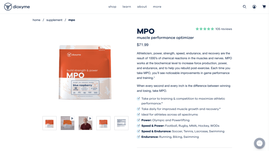 dioxyme mpo website
