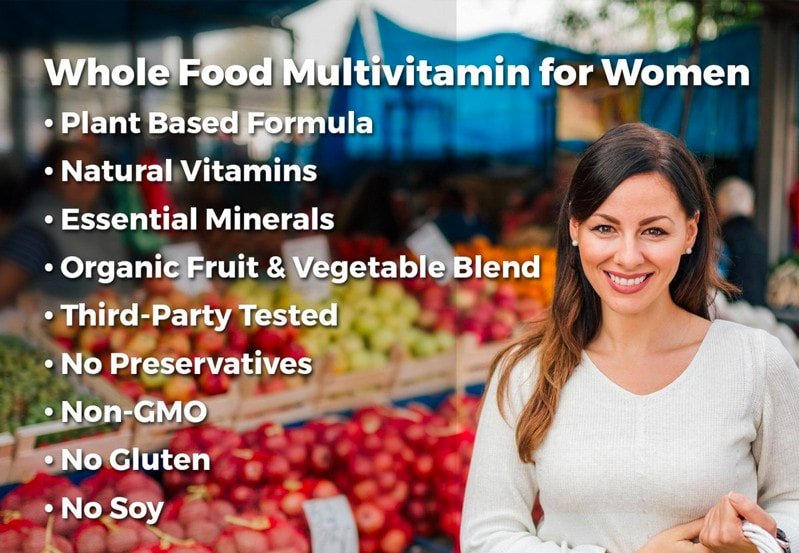 Naturelo Whole Food Multivitamin For Women Claims