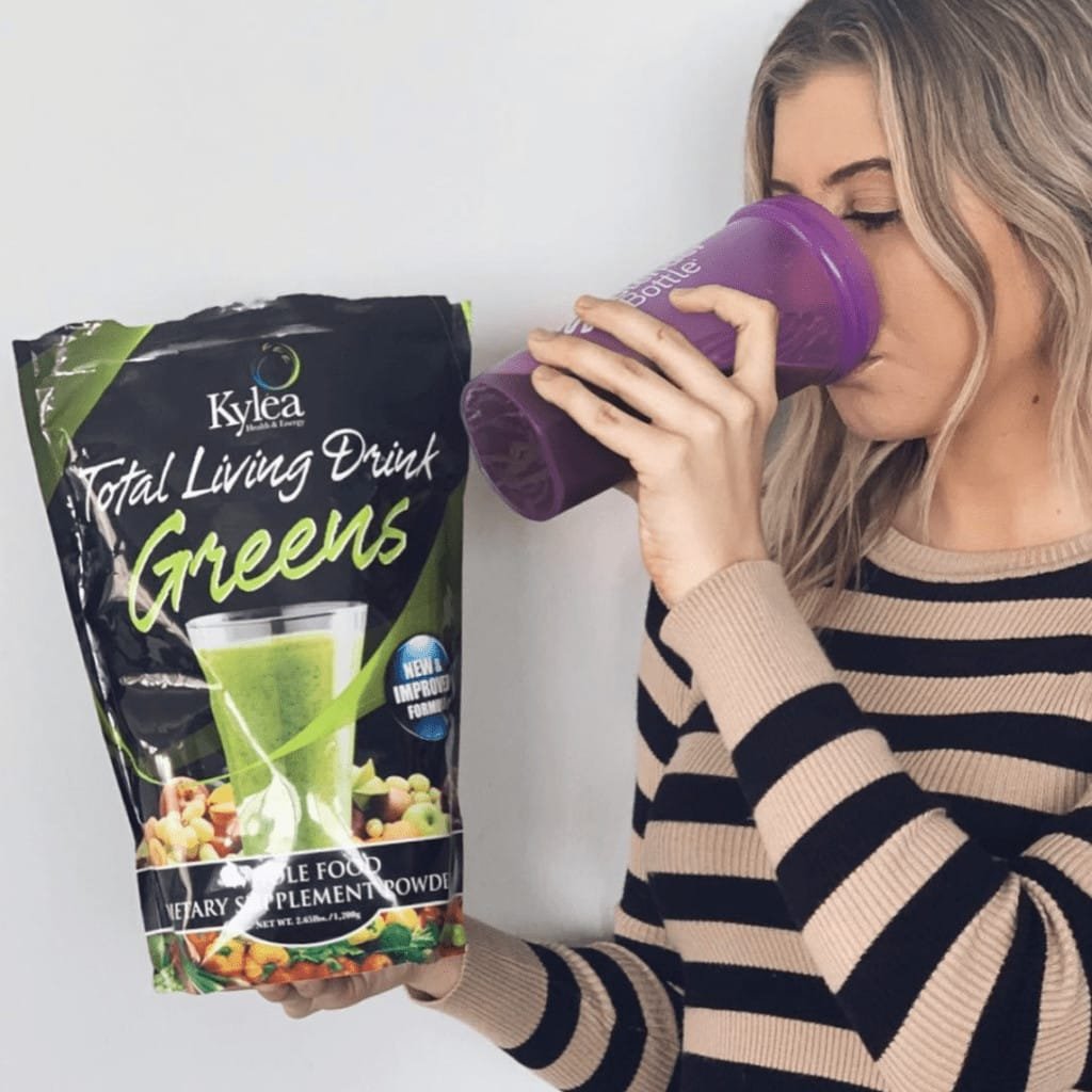 kylea total living drink greens user