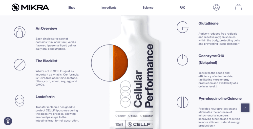 cellf by mikra ingredients