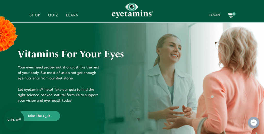 eyetamins website