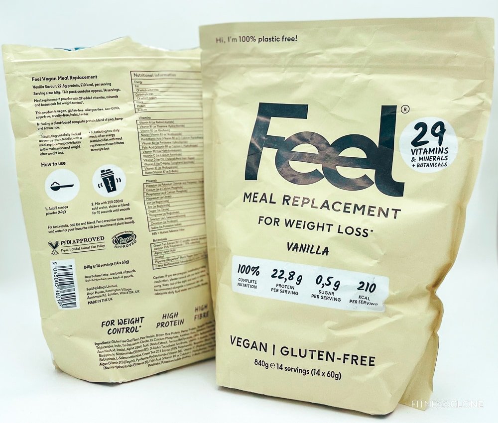 feel meal replacement bags