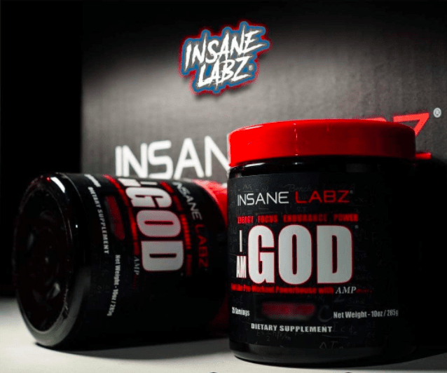 insane labz i am god pre workout supplement
