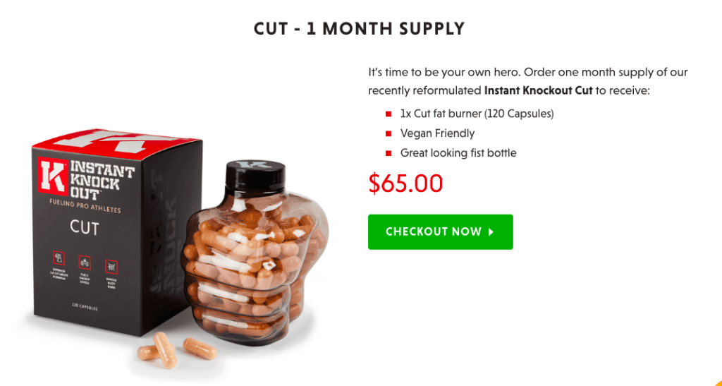 instant knockout cut price