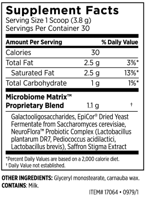 modere axis trebiotic supplement facts