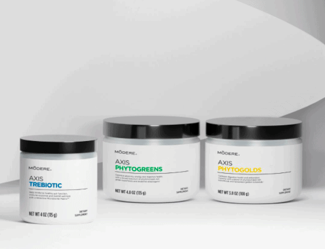 modere axis trebiotic and two other products