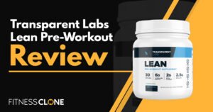 transparent labs lean pre workout review