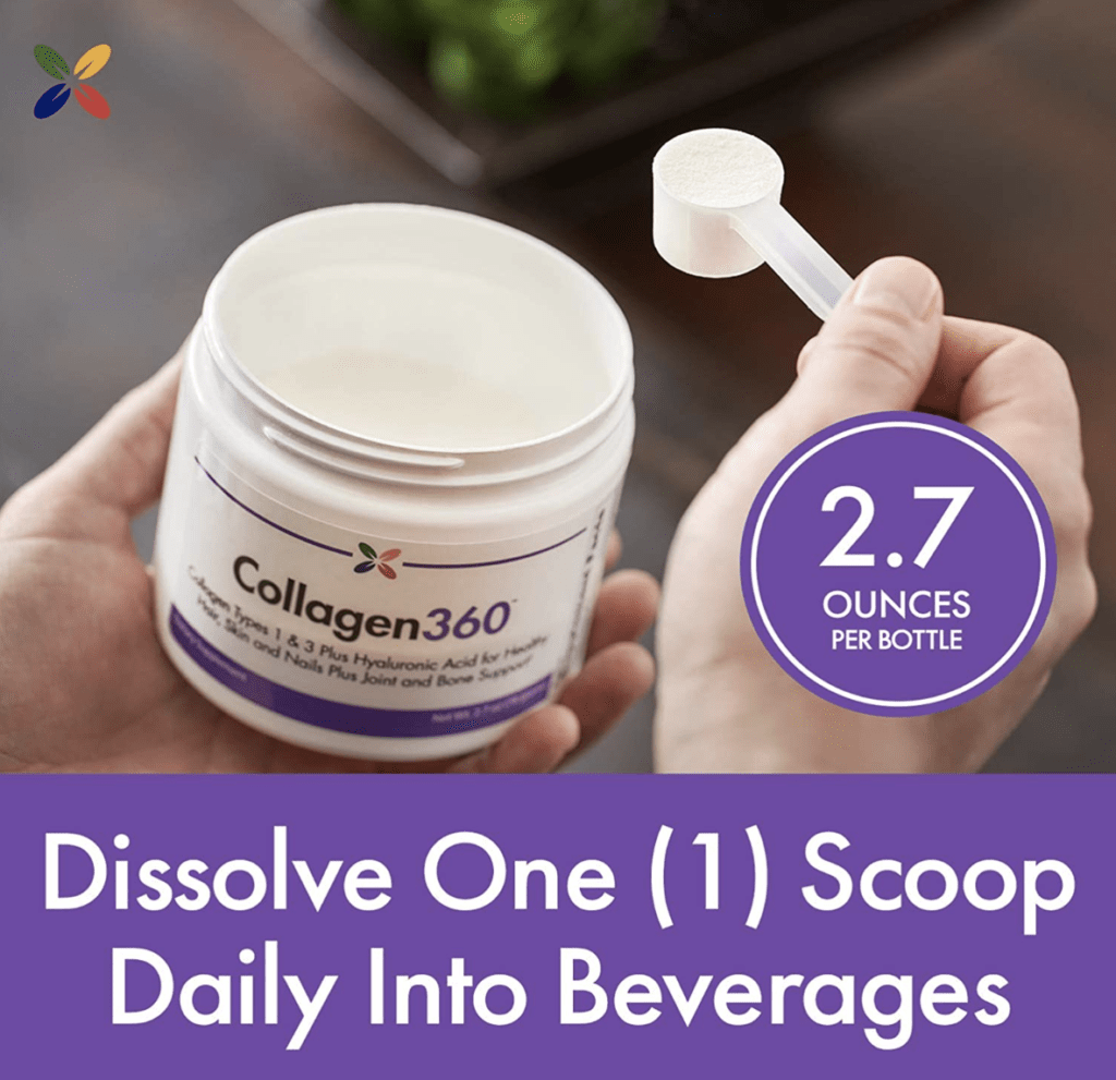 collagen 360 powder scoop