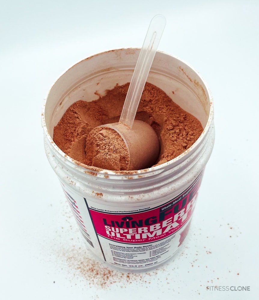 Living Fuel SuperBerry Ultimate Powder Container