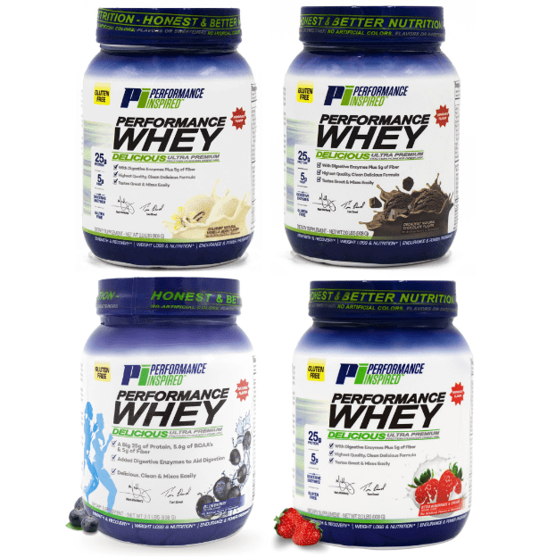 pi nutrition performance whey flavors