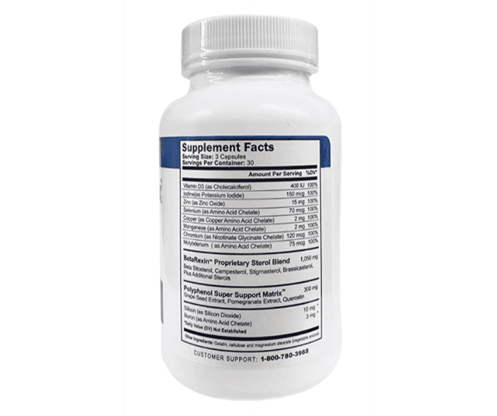 prostagenix supplement facts