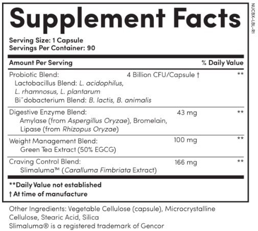 bio x4 supplement facts