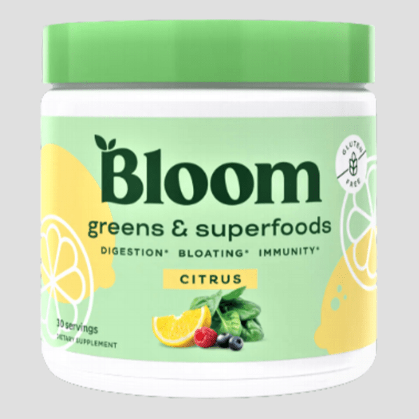 bloom nutrition greens citrus