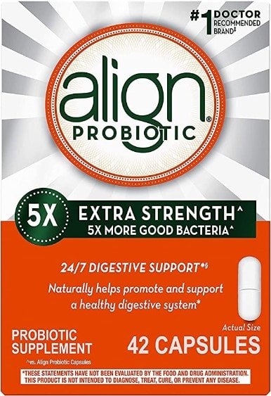 probiotics for acne align probiotic extra strength capsules