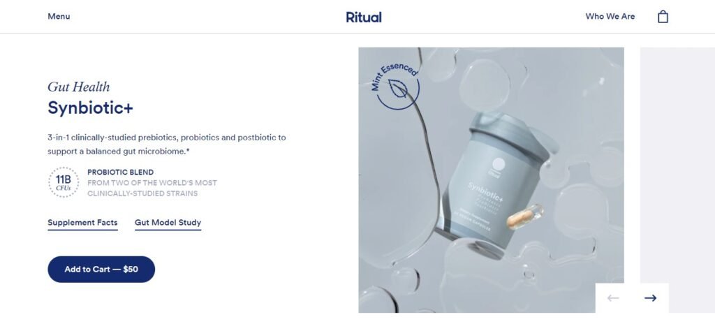 ritual synbiotic plus website