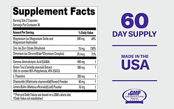 sst support lean sleep supplement facts