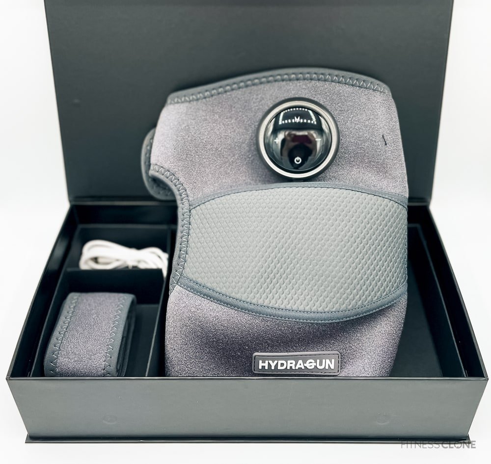 Hydragun HeatPulse Knee Massager In Box