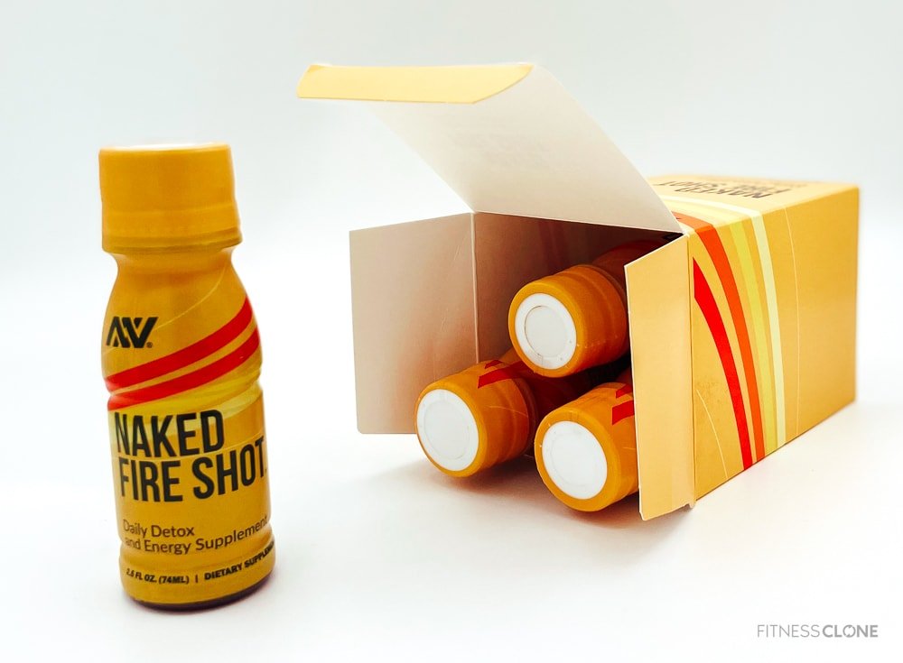 Naked Fire Shot Bottle And Box