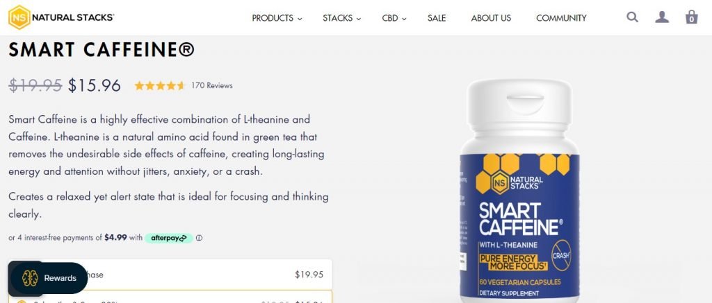 natural stacks smart caffeine where to buy
